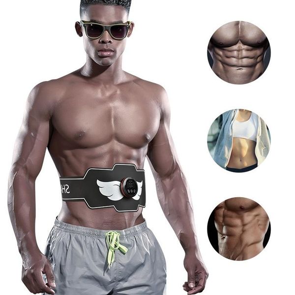 

full body massager ems abdominal electronic abs muscle stimulator toning waist trainer loss weight fat massage adjustable pu belt
