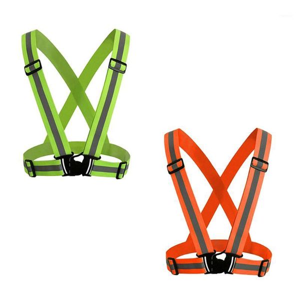 

golf training aids adjustable safety security high visibility reflective vest gear elastic stripes jacket1