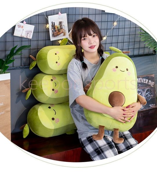 

35cm plush toys cute little avocado stuffed fruit shaped plush toy soft animals kids plush doll party christmas gifts cx22
