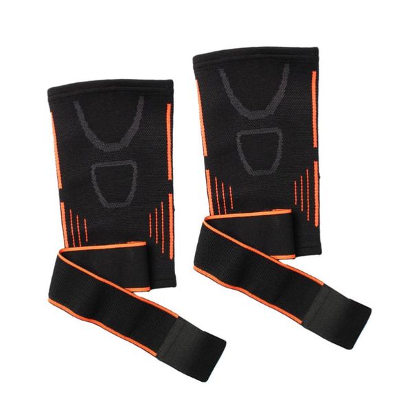 

elbow & knee pads 2pcs fitness sports protective breathable brace for riding biking men (size black and orange), Black;gray