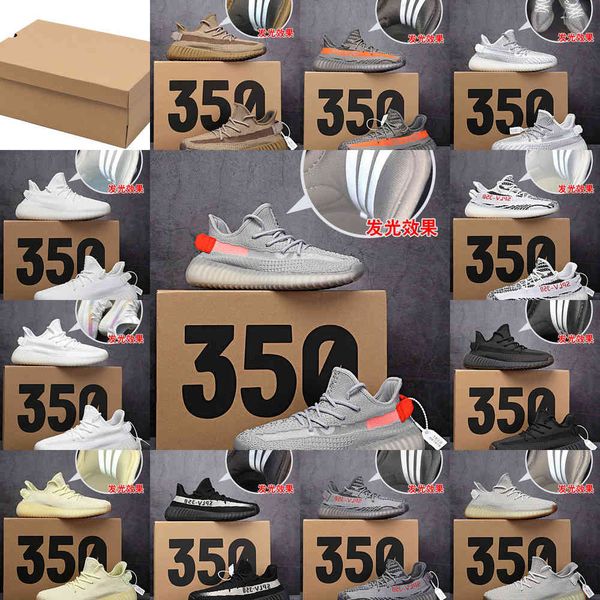 

beluga 2021 new fashion boost shoes 350 v2 sneakers women men 35-45 running7501, Package box