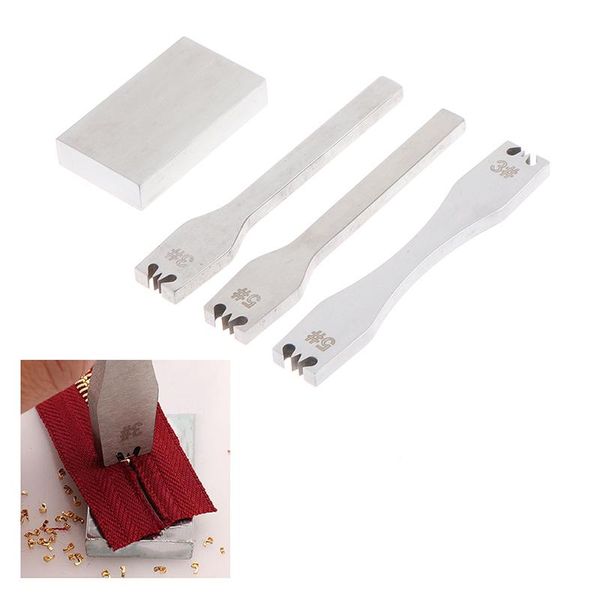 Accessori per parti di borse 3# 5# Paletta per rimozione denti in acciaio Taglierina per cerniera Attrezzi artigianali fai-da-te
