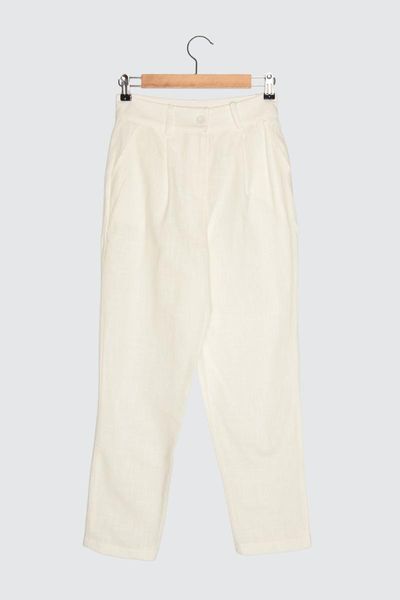 

women's pants & capris trendyol flat cut twoss21pl0278, Black;white