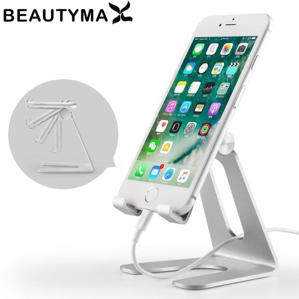 

cell phone mounts & holders aluminum alloy rotatable holder tablet stand mount support bracket adjustable table for x