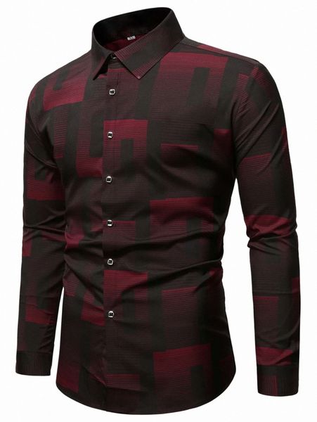 

men all over print shirt n8cm#, White;black