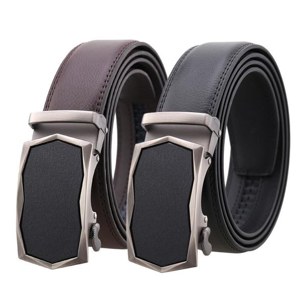 

belts cow belts bule belt automatic young man leather men's ly25-1250-1, Black;brown