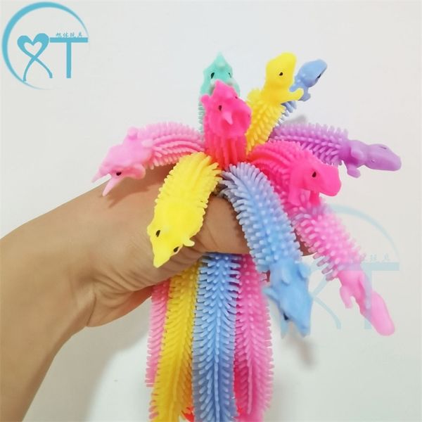 

selling vent noodles tpr soft rubber animal bracelet with dinosaur lalalale decompression toy set