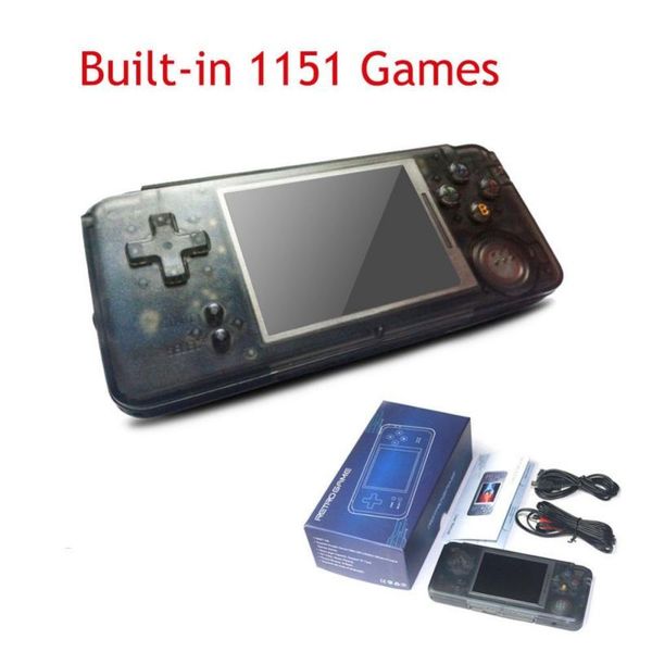 

retro handheld game console 3.0 inch built-in 818 games support for neogeo/gbc/cp1/cp2/gb/gba portable players