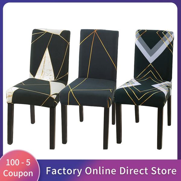 

chair covers string printed stretch cover for dining room office banquet protector elastic material armchair