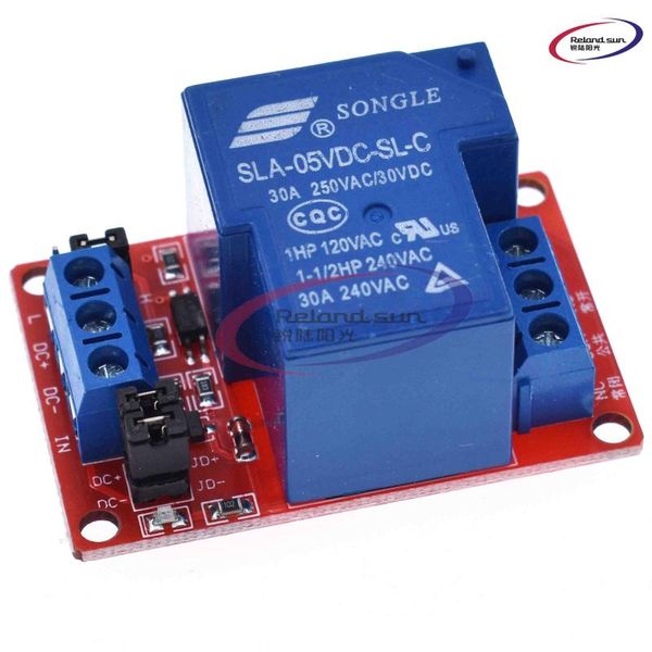 

integrated circuits dc 5v 12v 24v 30a high power 1-channel relay module with optocoupler h/l level triger for arduino mega avr pic dsp arm