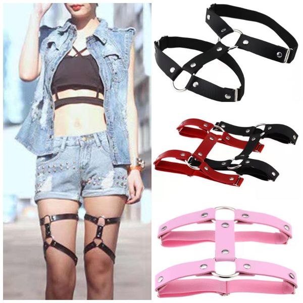 

belts 1pc black goth punk gothic garters for women bondage cosplay,bow tight body, Black;brown