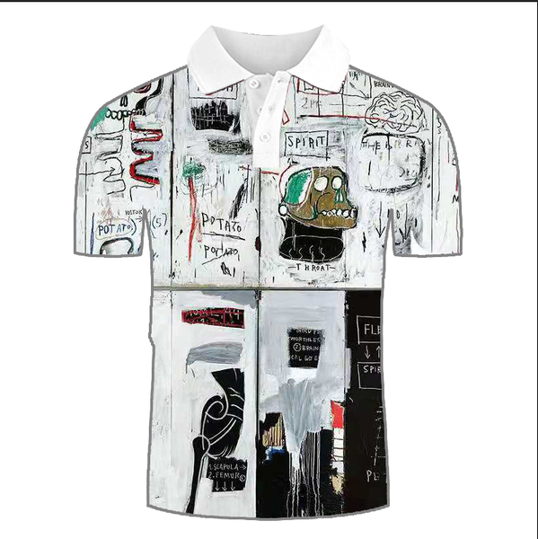 

comic style men's 3d printed t-shirt visual impact party punk gothic round neck american muscle style short sleeves, White;black