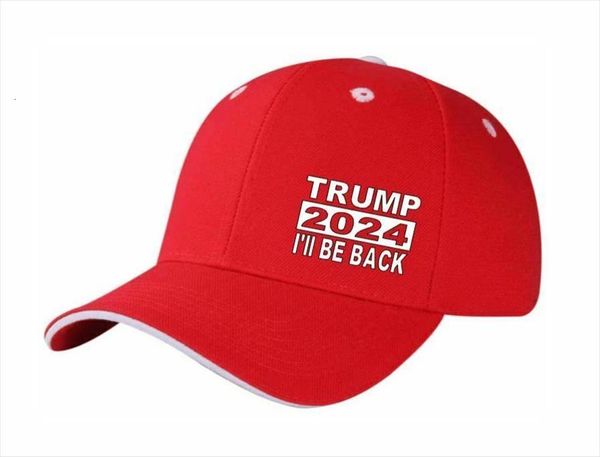 

trump 2024 ill be back president united states red hat cap, Blue;gray