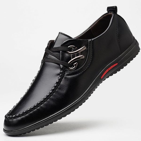 

dress shoes 2021 summer men patent leather men's business italian style fashion male footwear, Black