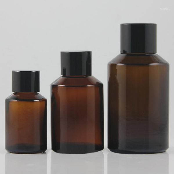 

storage bottles & jars matte red/clear/matte clear/black/amber 60ml glass bottle for cosmetic