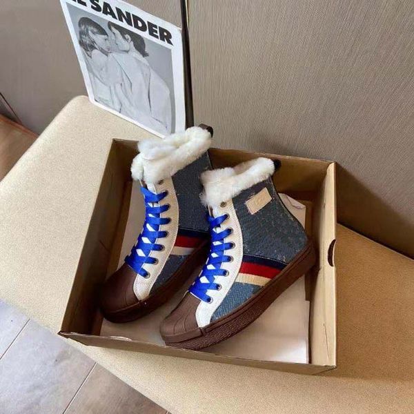 

2021 designer women australia australian boots fashion women winter snow fur furry satin boot ankle booties leather wgg outdoors shoes with, Black