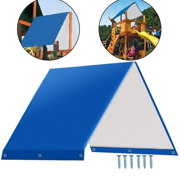 

shade waterproof and dustproof awning cover foldable uv protection tent for outdoor children playground roof tarpaulin replacement