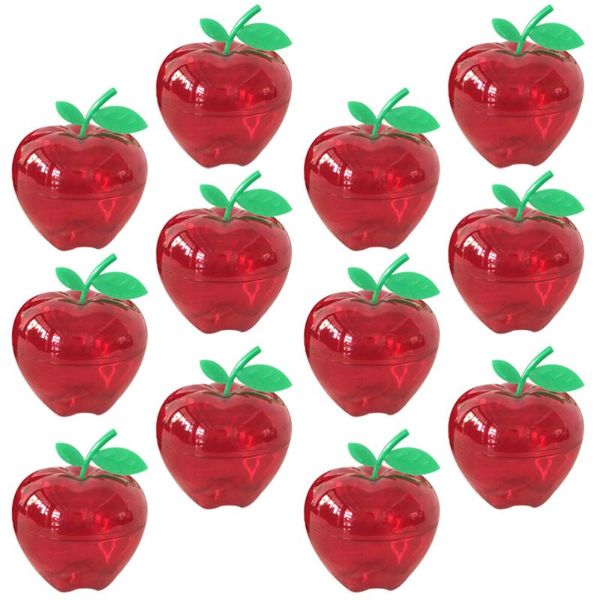 

12pcs christmas apple-shaped chocolate candy box storage (red) gift wrap