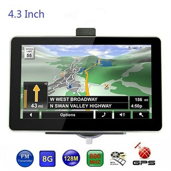 

car gps & accessories vehemo 4.3 inches 8gb vehicle navigation navigator electronic sensors digital universal electronics