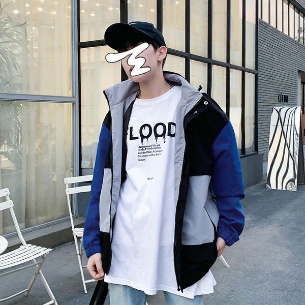

men's jackets rack jacket fashion hit color casual baseball uniform mens streetwear wild loose hip hop bomber men, Black;brown