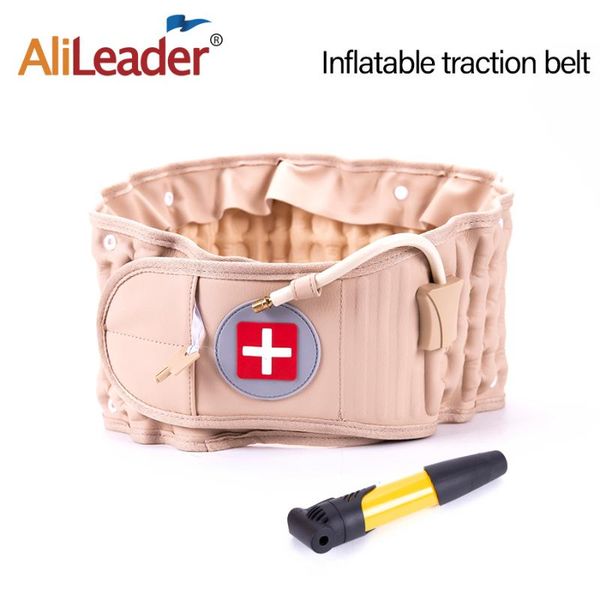 

electric massagers alileader physical decompression back belt spinal air traction for lower pain relief, support lumbar