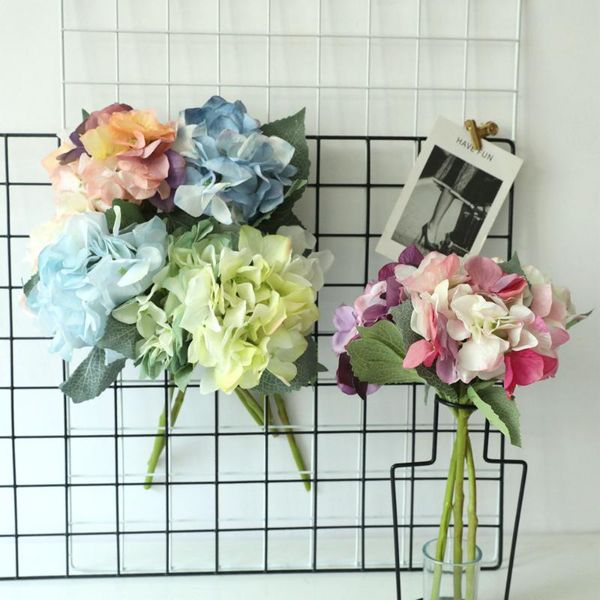 

dried flowers preserved little leaves hydrangea decor office real decorative & wreaths