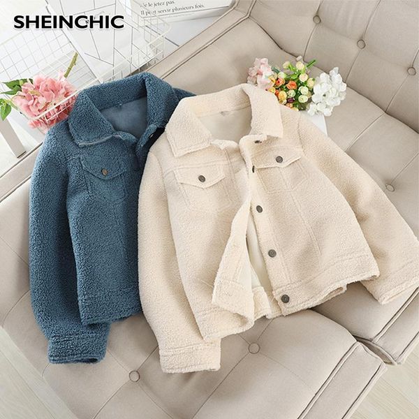 

women's jackets korean fashion 2021 women jacket outerwear casual single breasted lapel coat outfit long sleeve beige/blue/pink, Black;brown