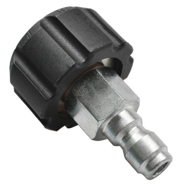 

watering equipments 1/4 3/8 quick connect female to m22 14 15 connector adapter for pressure washer nozzle power water jet
