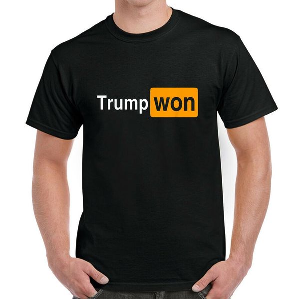 

you know who won trump 2020 t-shirt, White;black