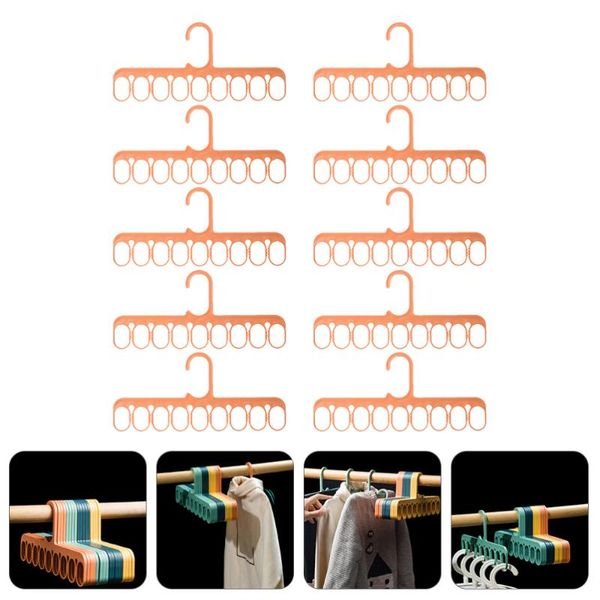 

hangers & racks 10pcs practical 9-hole durable clothes for home indoor