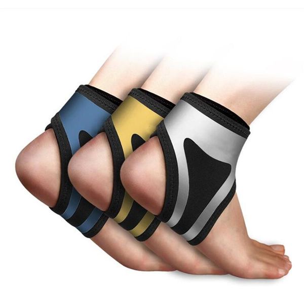 

ankle support 2pcs foot protector sports elastic brace guard gear, Blue;black
