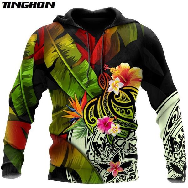 

amazing polynesian tattoo turtle 3d printed deluxe hoodie men sweatshirt zip pullover casual jacket tracksuit ws29 men's hoodies & sw, Black