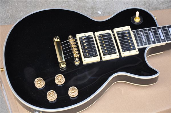 

electric guitar, delivery, support customization 6 strings black guitars