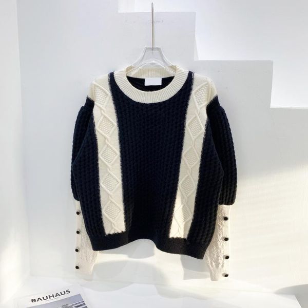 

women's sweaters 2021 sweater, White;black