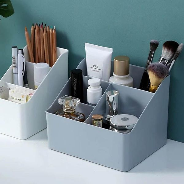 

plastic desksundries storage makeup organizer cosmetic brush case home office bathroom box boxes & bins