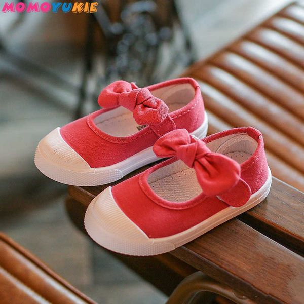 Babyschuhe Junge Mädchen Krippe Schuhe Leinwand Frühling Herbst Hakenschlaufe Weiche Sohle Designer Skid-Proof Marke Bebe Mokassins Booties Moccs 210713