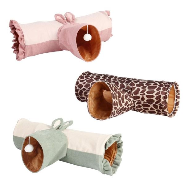 

small animal supplies rats hamsters t shape 3 way tunnel pet toy cat puppy playing tube kitten collapsible cave exercise bed