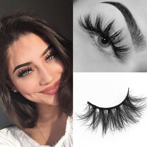 

25mm 100% handmade natural thick mink lashes fluffy eyelashes wispy extention tools 3d hair volume soft false eyelashes1