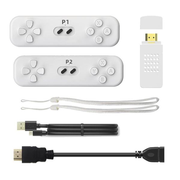 

portable game players retro stick with 2.4g wireless controller 4k classic motion sensing console video built in 800 nes