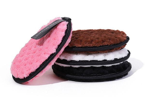 

eye makeup lazy cleansing wash flapping remover pads reusable flutter wash cleansing cotton face cleansing sponge puff soft