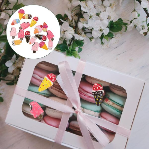 

fridge magnets 20pcs creative dessert craft ornaments ice cream ornament decors
