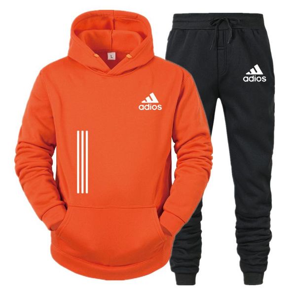 

men's tracksuits 2021 autumn winter women tracksuit 2 piece set sweatshirt pants sport suits pullover hoodie trousers with pockets spor, Gray