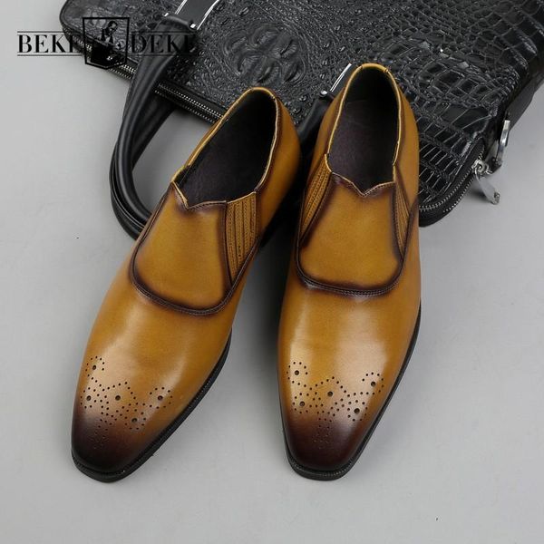 

england style mens vintage genuine leather shoe pointed toe rubber sole low-breathable cowhide shoes dress, Black