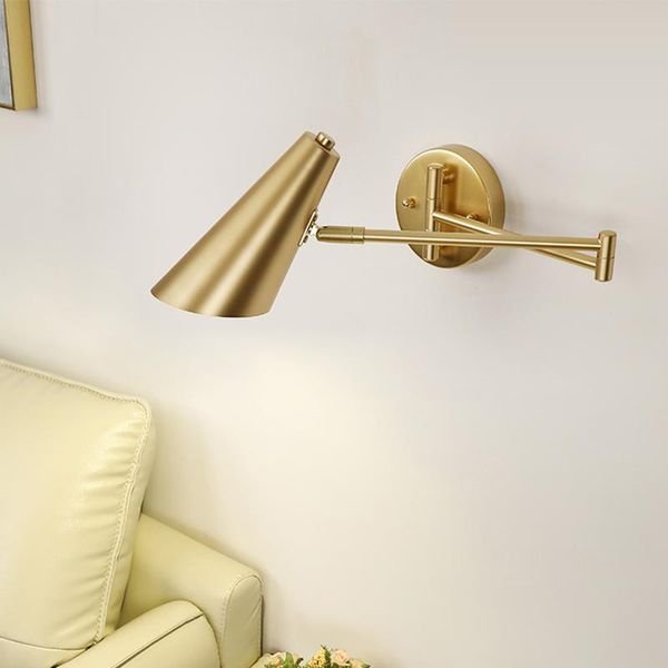 

wall lamps lamp creative living room bedroom bedside 110v220v study balcony porch decoration rotatable adjustable long pole light