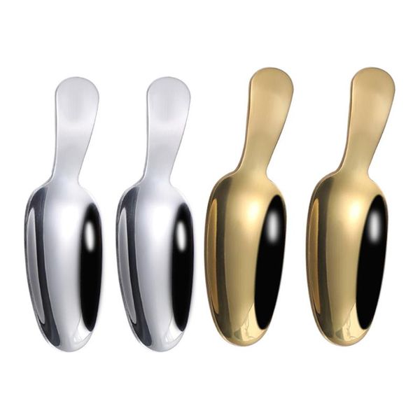 

spoons 4pcs ice cream scoops multipurpose exquisite teaspoons (assorted color)