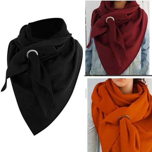 

scarves 1pc polyester adjustable thick warm & wraps black orange for winter accessories, Blue;gray
