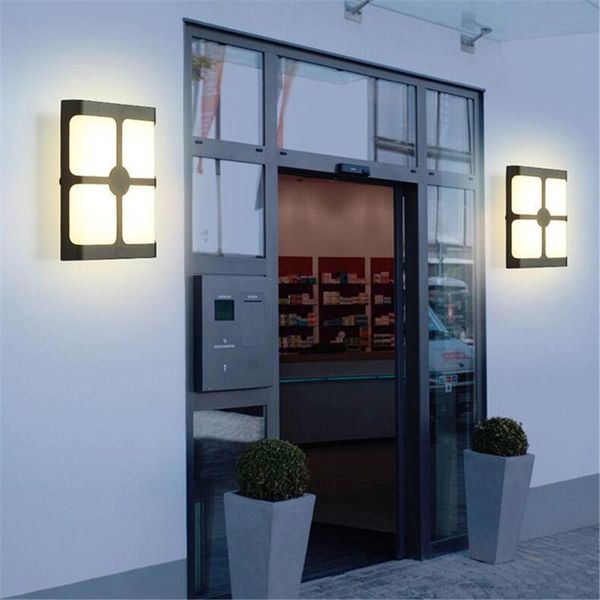 

wall lamp ip65 cob led light outdoor waterproof porch lights modern home decor up down aluminum for yard solar