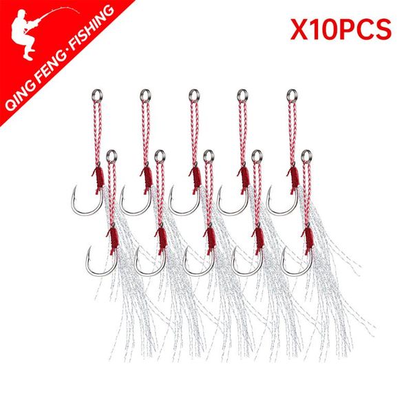 

pcs/lot high carbon steel fishing hooks overweight hook boat jig bait line rope jigging tackle