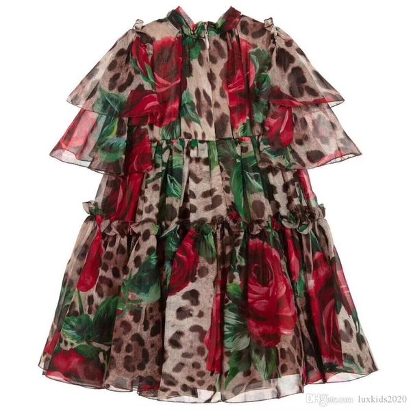 

2022 new summer baby clothing girl dress children new arrival flowers girls dresses, Red;yellow