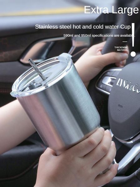 

water bottles tumbler 20-30 oz stainless steel vacuum insulated tumblers w/ lids and straw [travel mug] double wall coffee cup